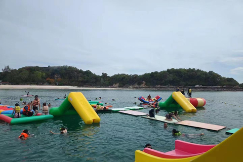 【芭提雅格兰岛出海一日游】快艇往返格兰岛｜含岛上海鲜午餐｜可选购七大丰富水上设施 快艇往返格兰岛｜含岛上海鲜午餐｜海上飞伞、海底漫步、摩托艇、香蕉船，玻璃船，水上乐园，浮潜七项水上设施