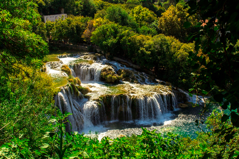 From Split: Krka Waterfalls Tour with Boat Ride & Swimming