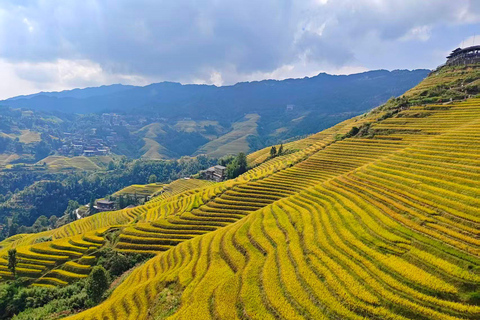 Longji Rice Terraces Easy Exploration Tour by Golf Cart
