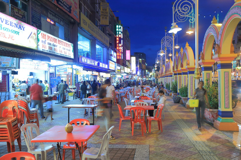 Kuala Lumpur bij nacht en Maleisische foodtour