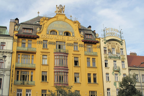 Praga: excursão a pé privada de cubismo e art nouveau