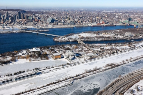 Montreal: begeleide helikoptertourMontréal: Ronde van Montréal