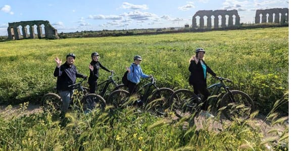 Rome: Appian Way, Aqueducts, & Catacombs E-Bike Guided Tour