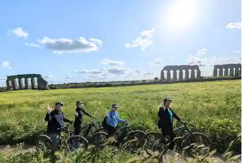 Roma: Tour guidato in bicicletta della Via Appia, degli acquedotti e delle catacombe