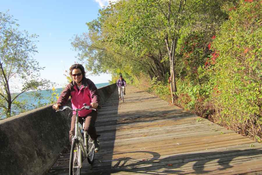 Toronto Islands: Radtour am Morgen oder bei Dämmerung. Foto: GetYourGuide