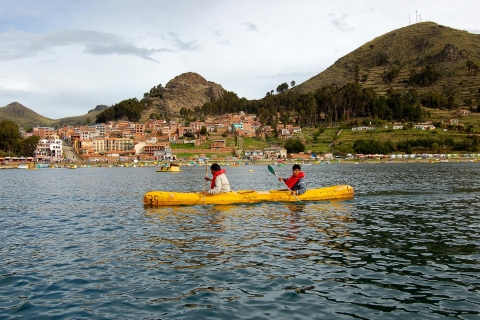 Van Puno: kajak van een halve dag op de drijvende eilanden van Uros