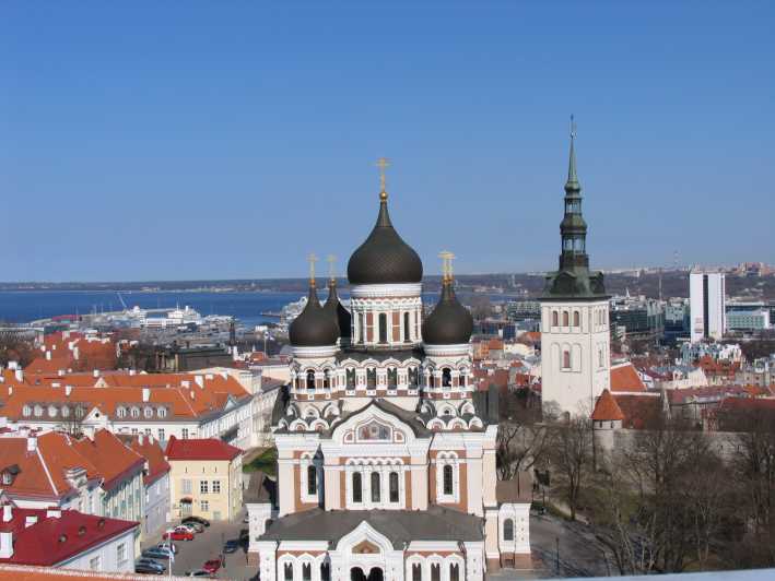 Tallinn: podkreśla wycieczkę brzegiem z transferem powrotnym
