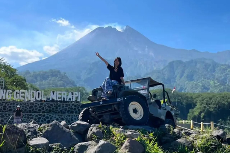 Mount Merapi Jeep Sunset & Lava Flow Night Tour with Pickup