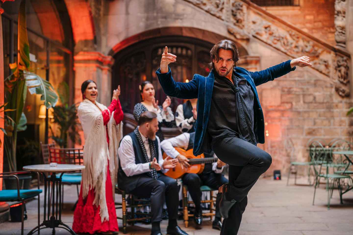 Flamenco á Palau Dalmases í Barselóna