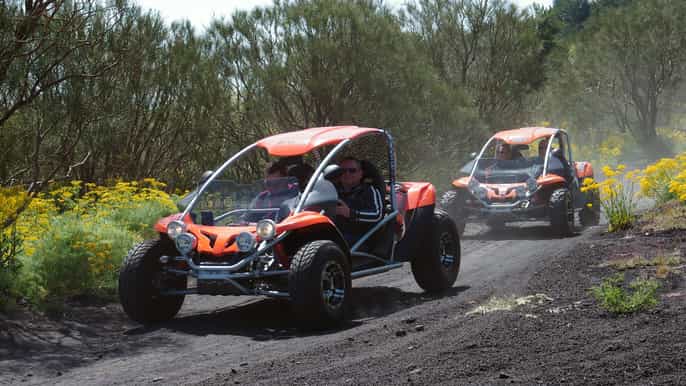 catania tour di mezza giornata in buggy sulletna