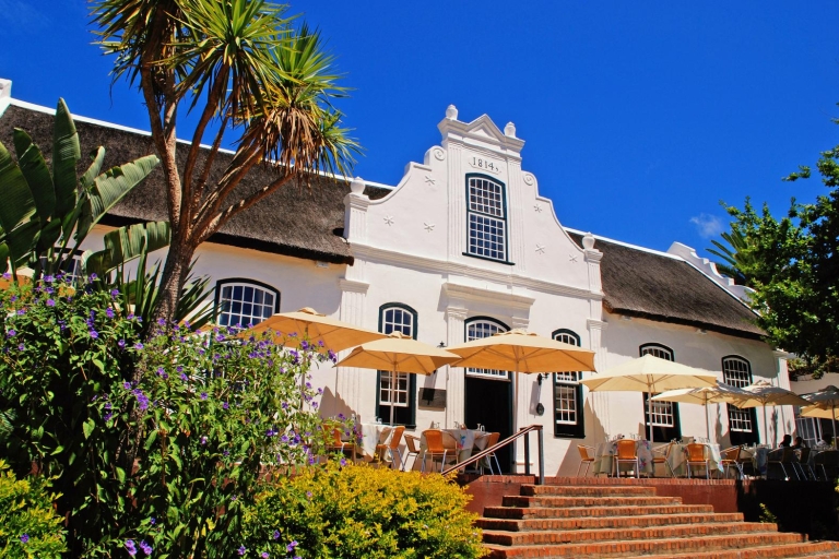 Kapstadt: Ganztägige Winelands-TourAb Kapstadt: Tagestour Winelands auf Englisch und Deutsch