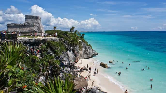 coba tulum cenote and mayan village tour with transport