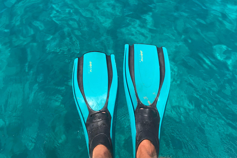 Trip to a hidden beach with crystal-clear water + snorkeling in Menorca