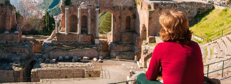 Visite privée à pied des principales curiosités de Taormine