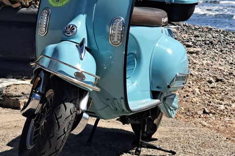 Maspalomas en Las Palmas: elektrische vintage scooter te huurElektrische bromfiets te huur 1 week