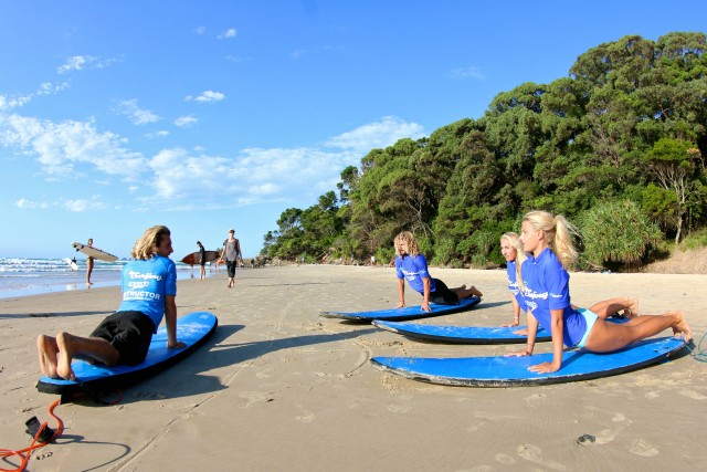 Visit From Byron Half Day Learn to Surf Tour in East Ballina