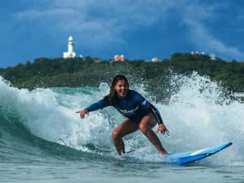Byron Bay: lezione privata di surf di 1,5 ore