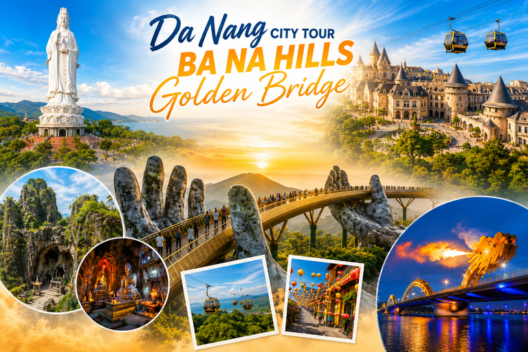 Da Nang City Tour & Ba Na Hills & Golden Bridge In Full Day Group Tour