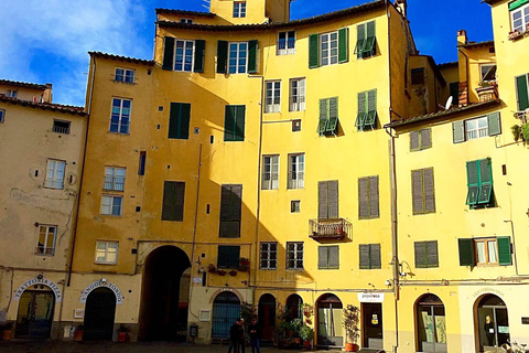 From Livorno Cruise Port: Bus Transfer to Pisa and Lucca Transfer with Walking Tour in Lucca