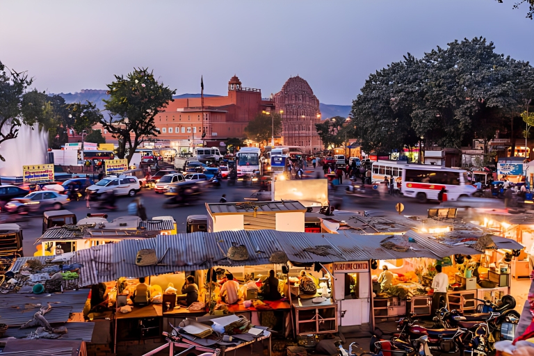 Jaipur : Visite guidée de la ville, tout comprisVisite privée avec voiture, chauffeur et guide