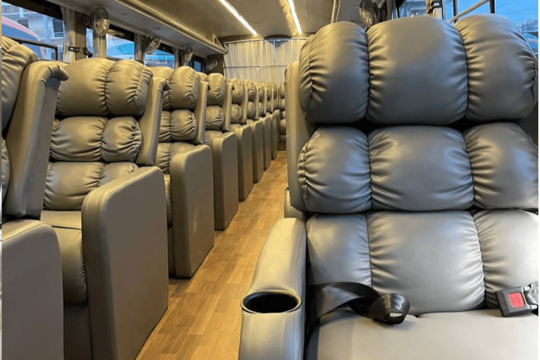 Kathmandu: VIP Bus Ticket to Lumbini by Lord Krishna BusLumbini Kathmandu VIP Sofa Bus AC Luxury