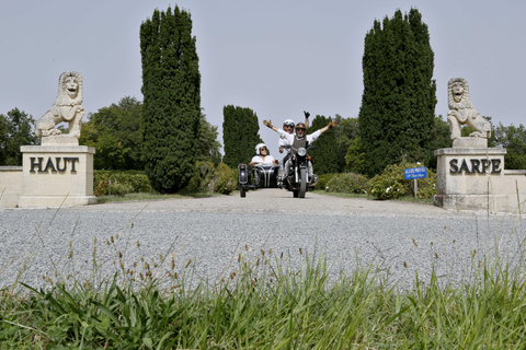 Desde Burdeos: Ruta del Vino de Saint-Emilion en SidecarVisita de medio día a Saint-Emilion en sidecar