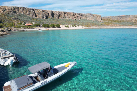 Private Boat Trip to Balos Lagoon from Chania Full Day Private Boat Trip to Balos Lagoon with Lunch