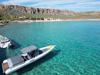 Gita in barca privata alla laguna di Balos da Chania