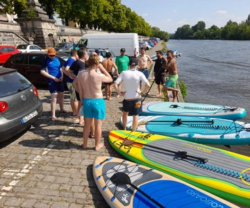 SUP Station Würzburg: SUP board rental, courses, training directly on the Main