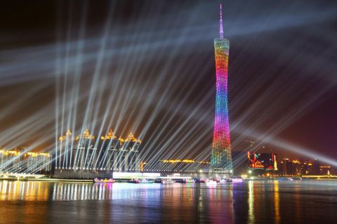 Guangzhou: Pearl River Night Cruise with Buffet Dinner