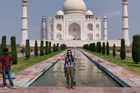 Agra: Skip-the-Line Taj Mahal & Agra Fort Tour By Car Taj Mahal Guided Tour With Entry Fees