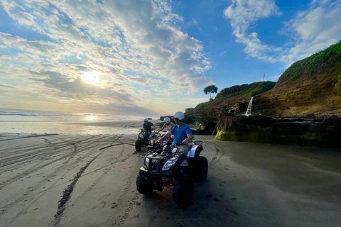 Bali: Quad Bike on the beach Adventure with LunchTandem include transport