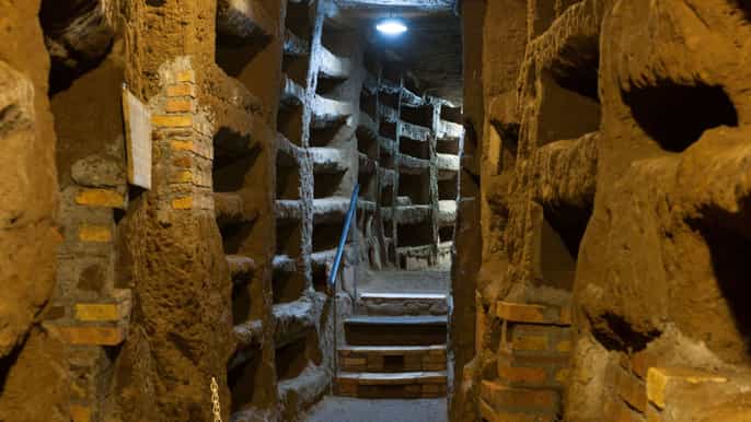 rome catacombs appian way 3hour private guided tour