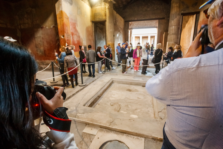 Von Rom aus: Geführte Tagestour nach Pompeji und zum Vesuv mit Mittagessen