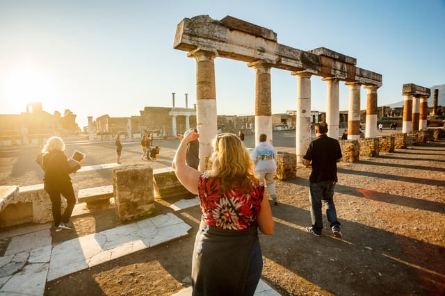 Da Roma: tour di un'intera giornata a Pompei con opzioni flessibili