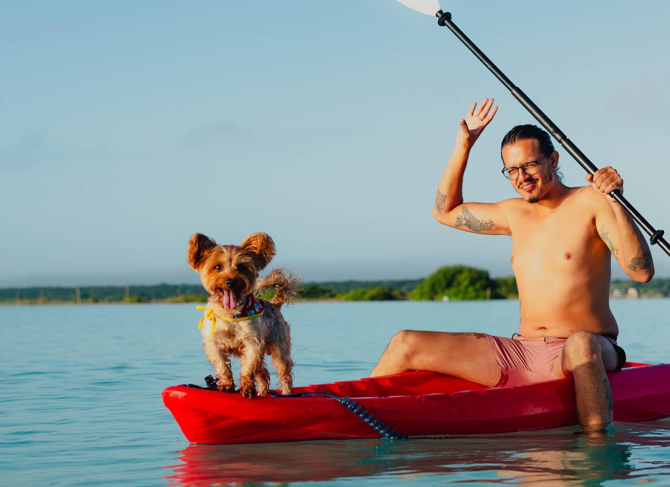 Bacalar ved daggry: Kajakeventyr med morgenmad og fotos