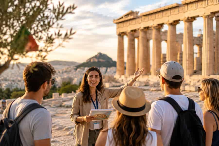 Bestbewertete Führung durch die Akropolis und den Parthenon auf Portugiesisch. Foto: GetYourGuide