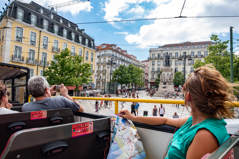 Lissabon: Hop-On/Hop-Off-Bustour Sightseeing-Bustour24-Stunden-Hop-On/Hop-Off-Bustour - Rote und Blaue Routen