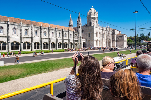 Lissabon: Hop-On/Hop-Off-Bustour Sightseeing-Bustour24-Stunden-Hop-On/Hop-Off-Bustour - Rote und Blaue Routen