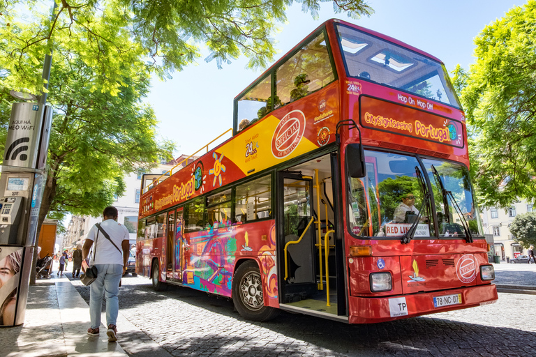 Lisboa: tour en autobús turístico con paradas libresTour en autobús turístico Hop-On Hop-Off de 24 horas - Rutas Roja y Azul