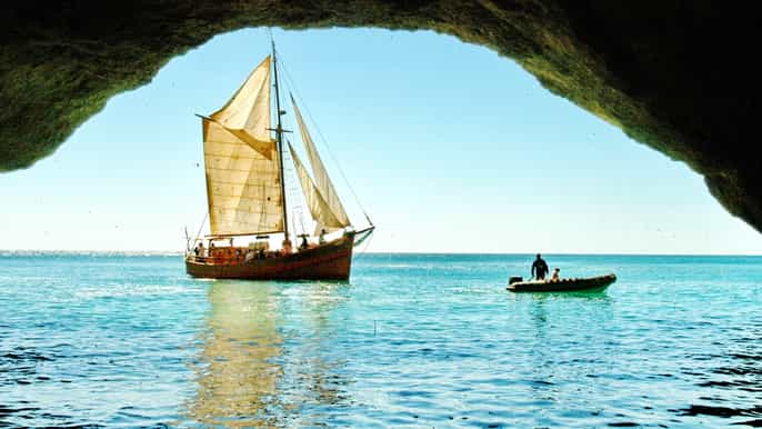 fra albufeira halvdagstur med grotteforskning