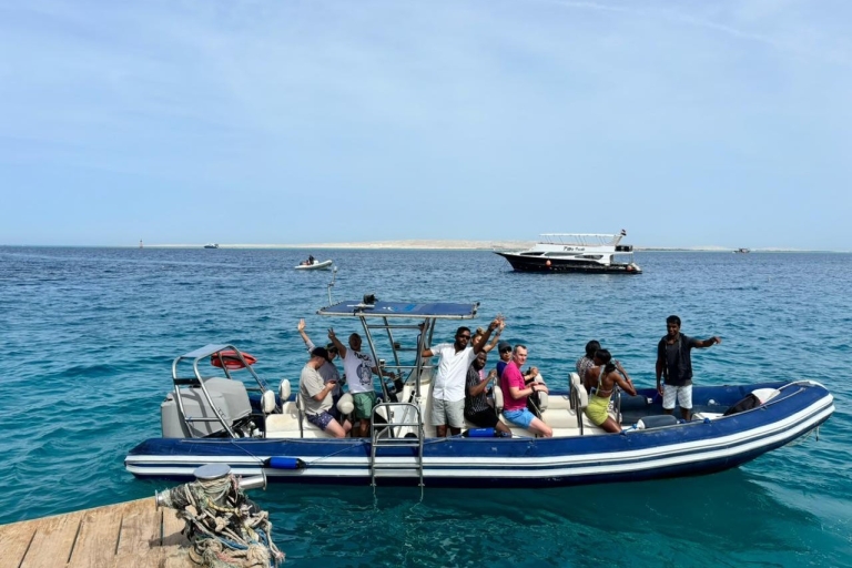 Hurghada : Sea Taxi Une aventure à grande vitesse vers les îlesOption journée complète (6 à 8 heures)