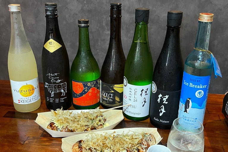 Osaka Sake Tasting with Takoyaki DIY Osaka: Takoyaki Cooking Experience with Sake in Namba