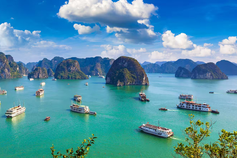 Hanoi: 4-Days UNESCO Luxury Ha Long/Lan Ha & Ninh Binh Tour 4D3N with 3-Star Overnight Cruise in Halong Bay
