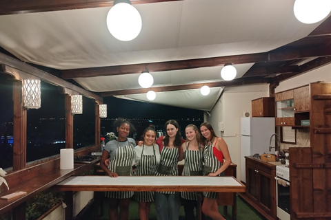 Cooking Class & Dinner at a Roof Garden in Athens