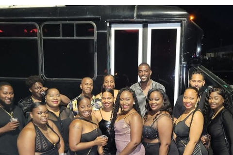 St. Maarten: Private Party Bus with Driver VIP Party Bus Rental with Driver (3Hours)