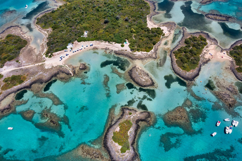 Athènes : excursion d&#039;une journée en bateau avec baignade et piscine thermaleAthènes : excursion d&#039;une journée en bateau vers les îles avec baignade
