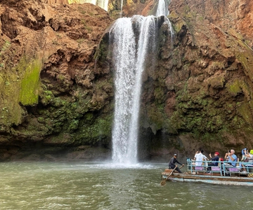 From Marrakech : Ouzoud waterfalls guided trip and boat tour