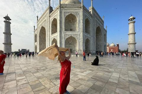 Agra : Visite privée avec Taj Mahal Agra Fort & Fatehpur SikriAgra : Visite privée du Taj Mahal au lever du soleil et Fatehpur Sikri