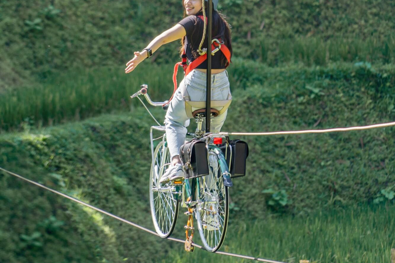Bali/Ubud: Zipline 2-ways with combo Alas Harum Tour Zipline with Riceterrace Alas Harum Tour meet at venue